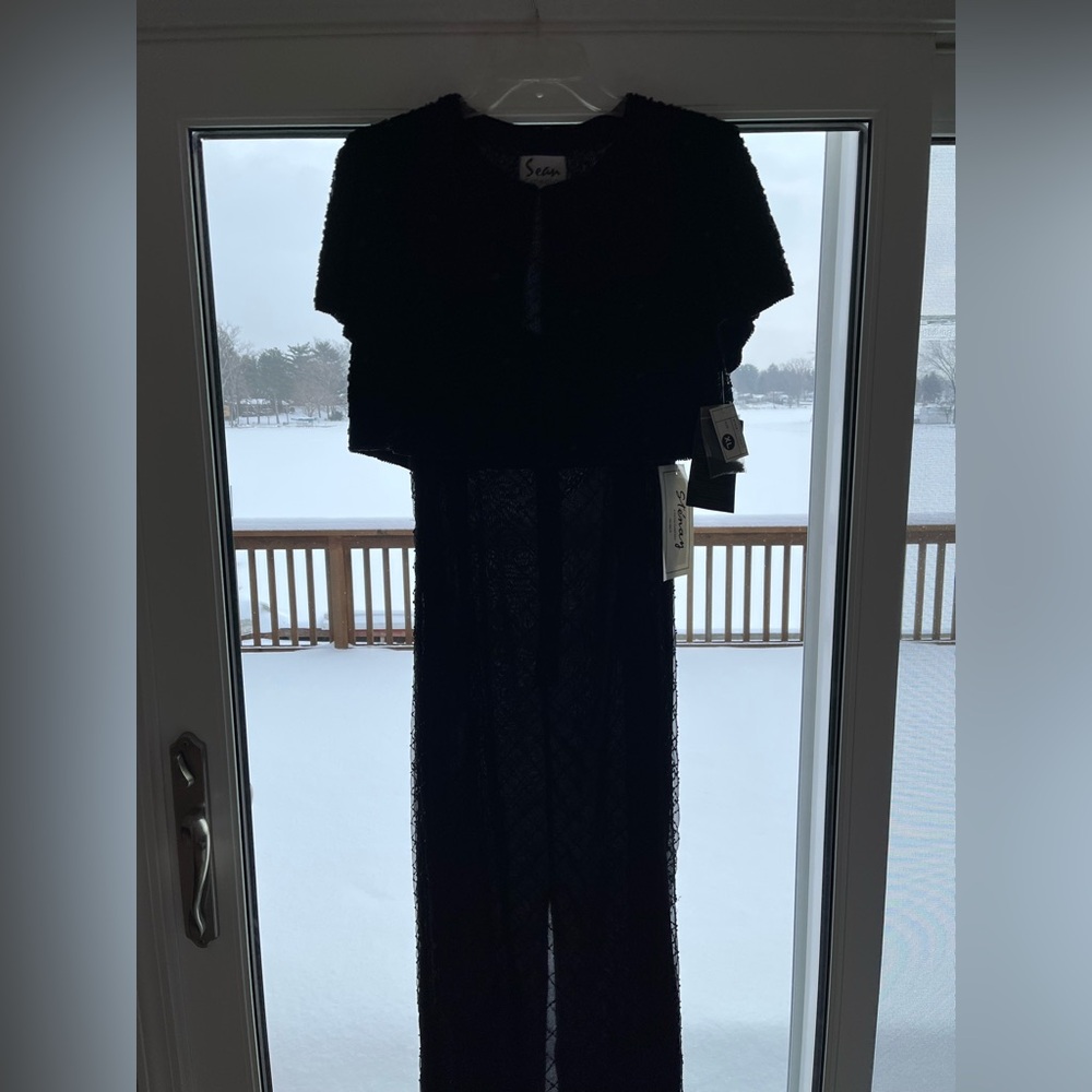 Black Sequin Dress